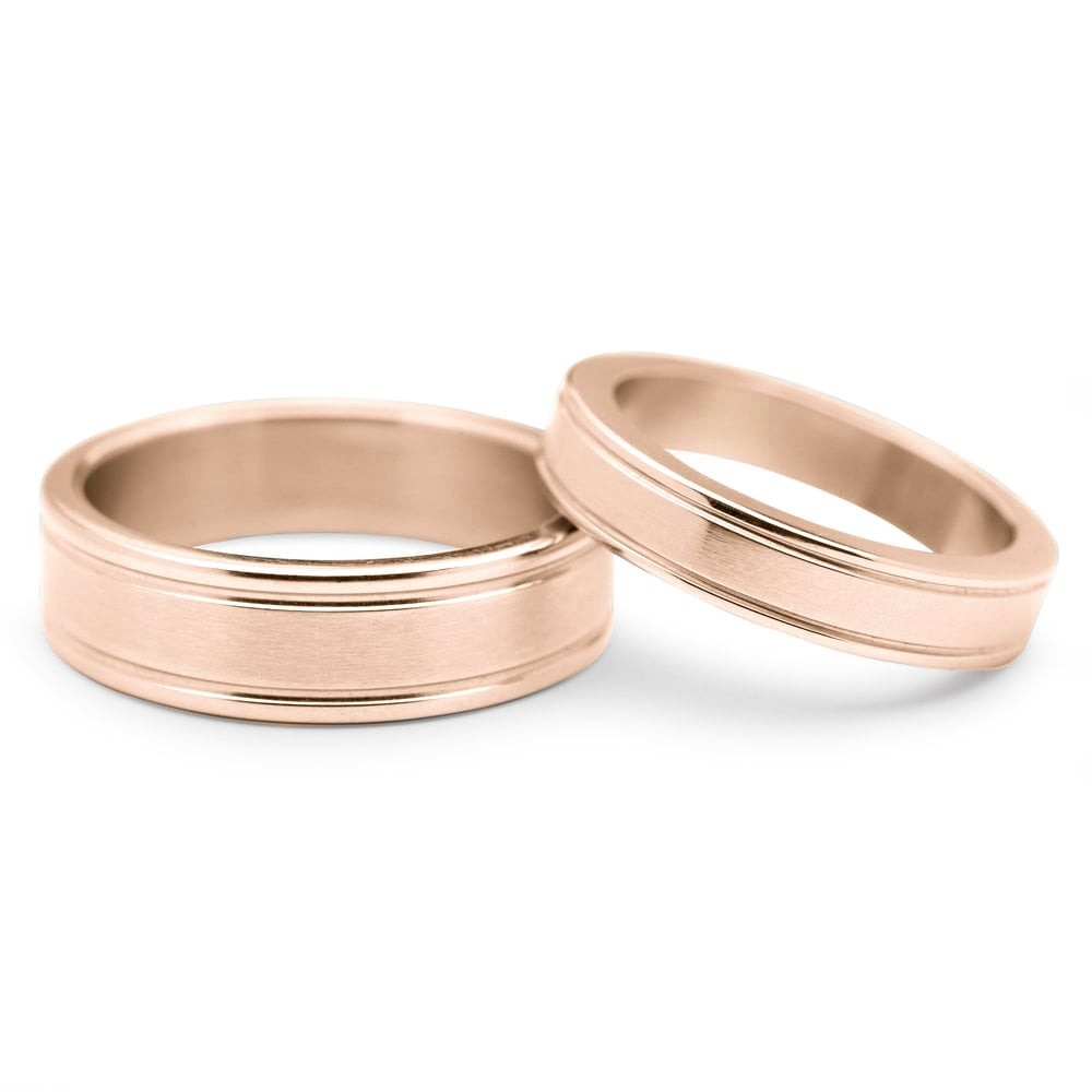 Gold wedding rings "VMA 18"