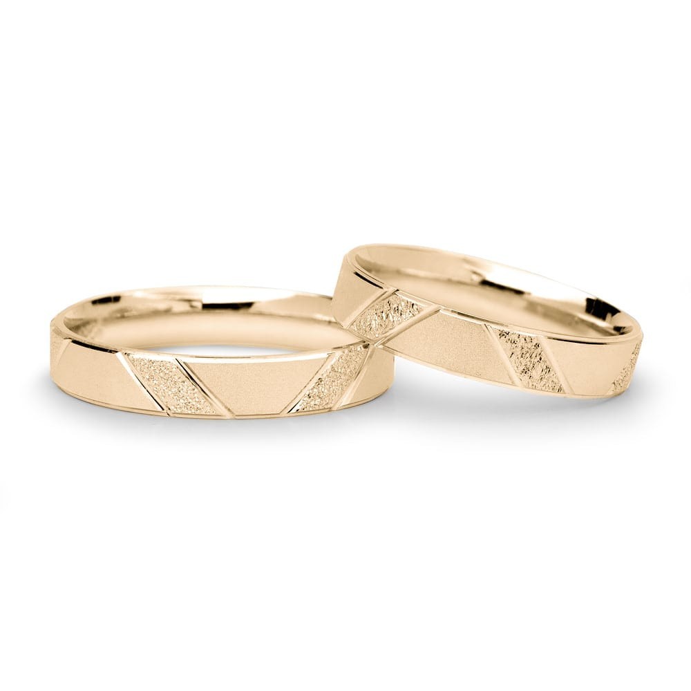 Gold wedding rings "VMA 8"