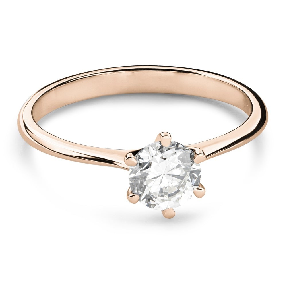 Engagement ring with brilliant "Unforgettable 9"