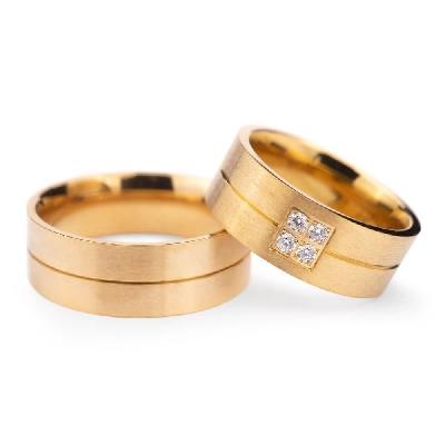 Teemantidega abielusõrmused "VMA 130"