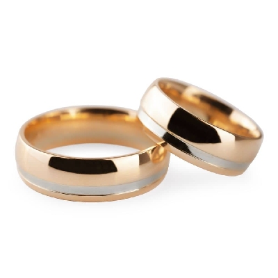 Kullast abielusõrmused "VKA 313"