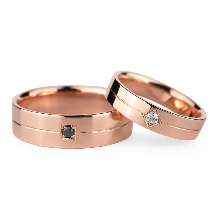 Auksiniai vestuviniai žiedai "VMA136"