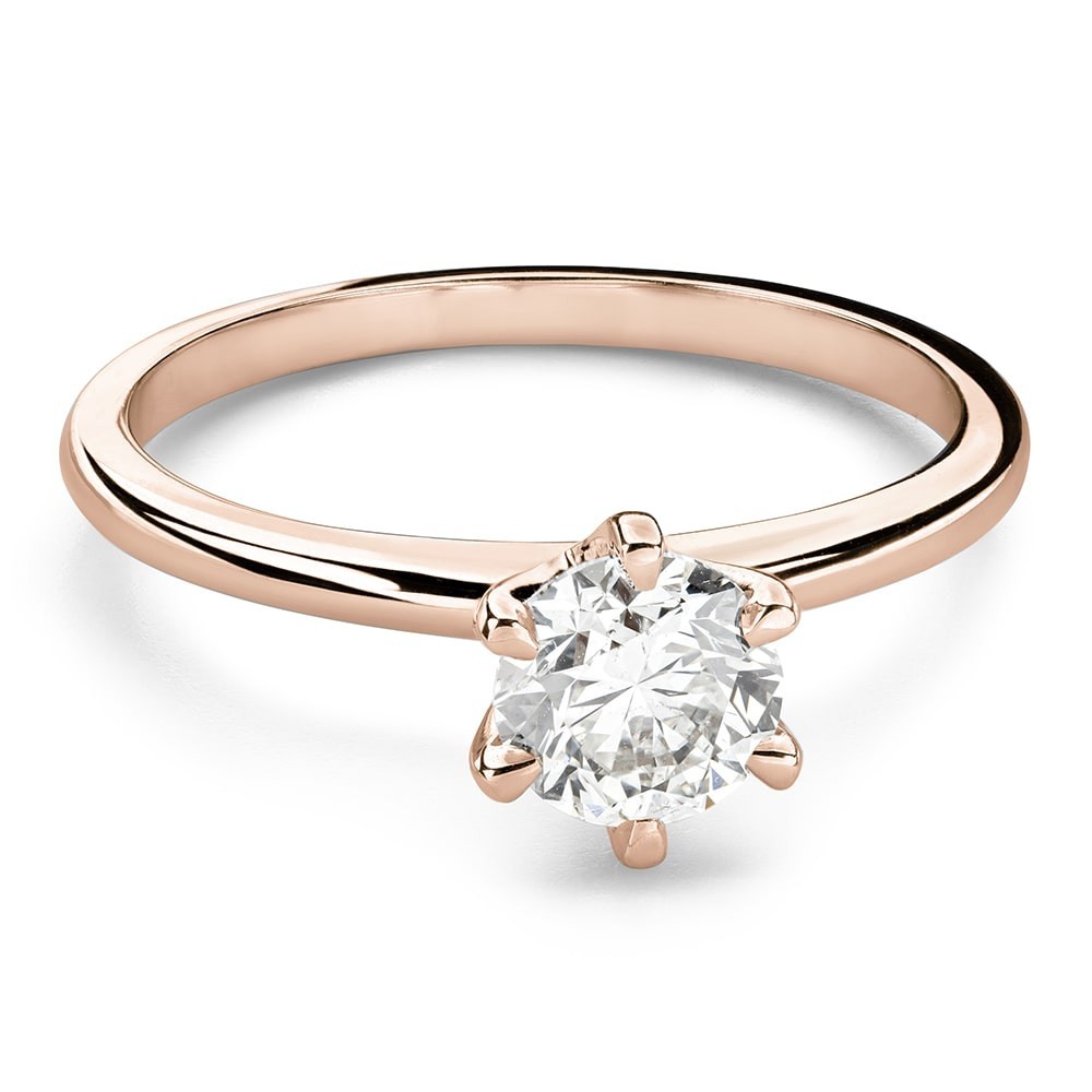 Engagement ring with brilliant "Unforgettable 12"