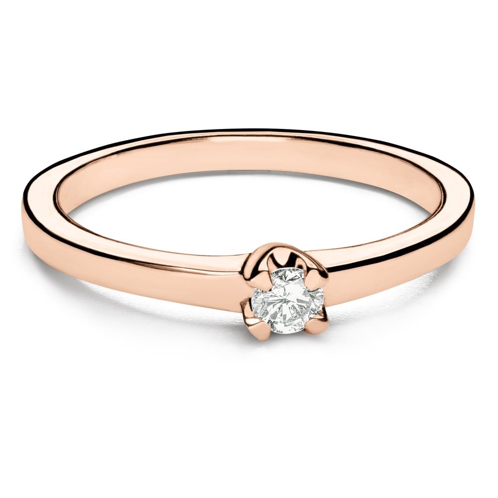 Engagement ring with brilliant "Goddess 3"