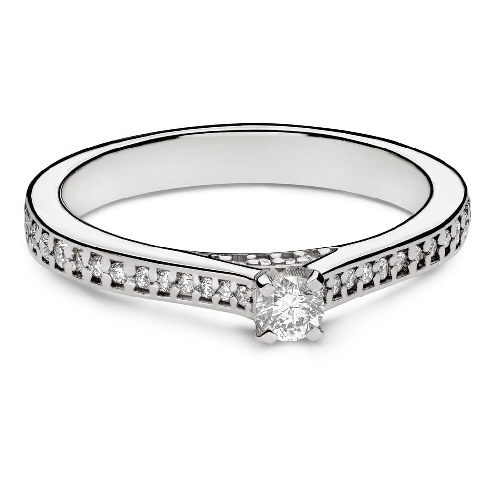 Engagment ring with brilliants "The only one 31"