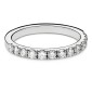 Gold ring with brilliants "Diamond strip 67"