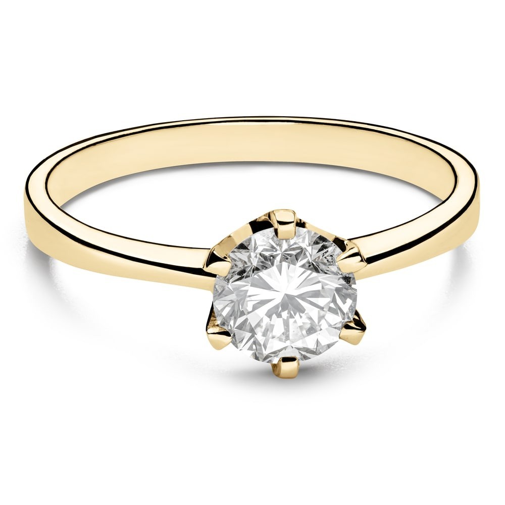 Engagement ring with brilliant "Unforgettable 47"