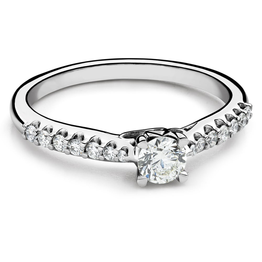 Engagment ring with brilliants "Grace 70"