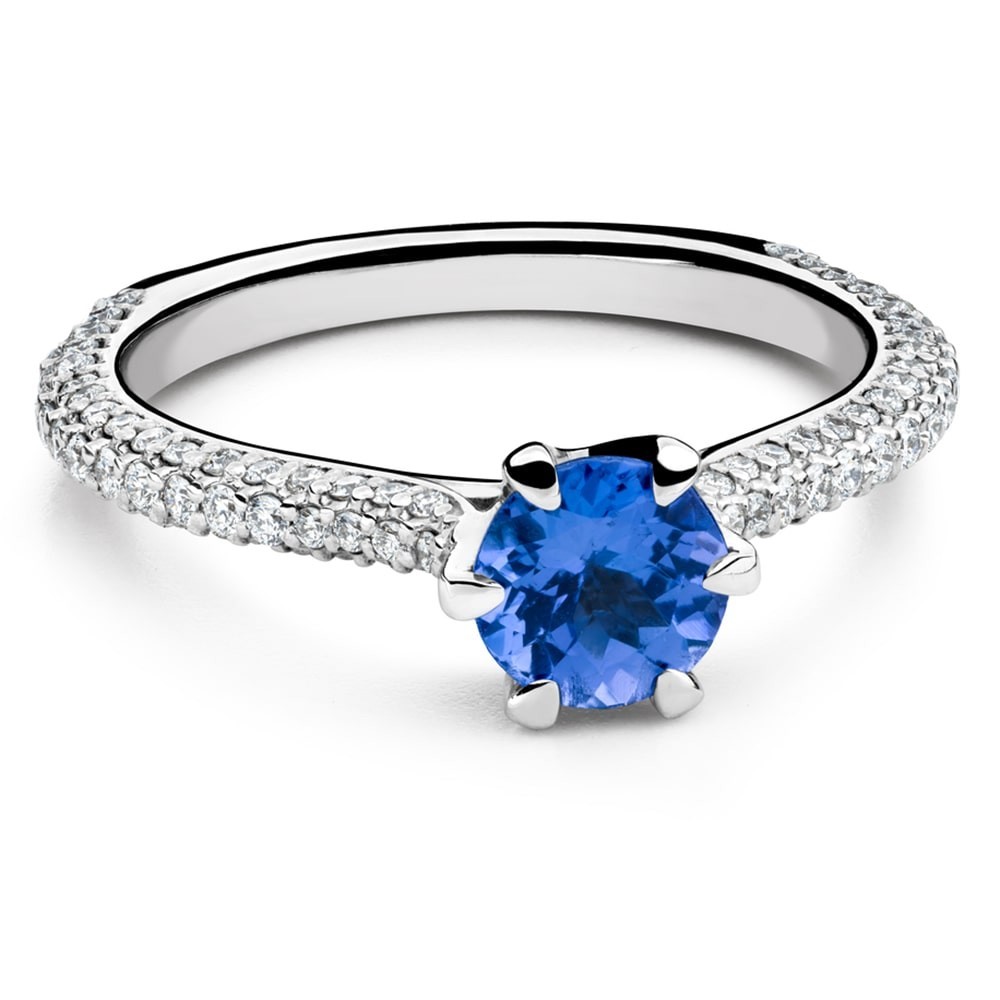 Vääriskiviga kihlasõrmus "Värvid 43"