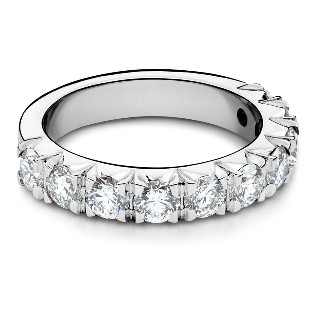 Gold ring with brilliants "Diamond strip 61"