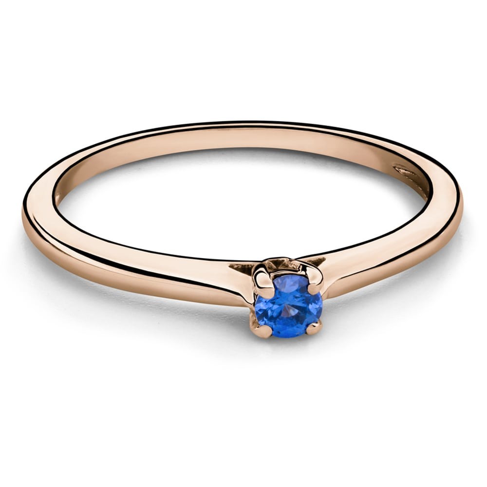 Engagement ring with gemstones "Sapphire 61"