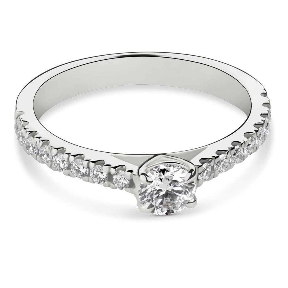 Engagment ring with brilliants "Grace 4"
