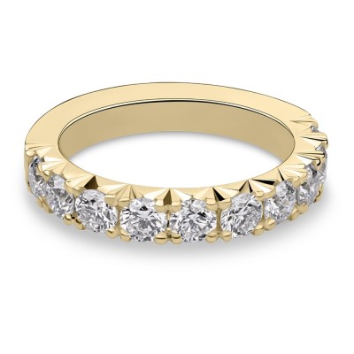 Briljantidega kuldsõrmus "Teemantidega lint 77"