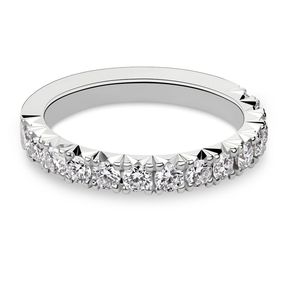 Gold ring with brilliants "Diamond strip 82"