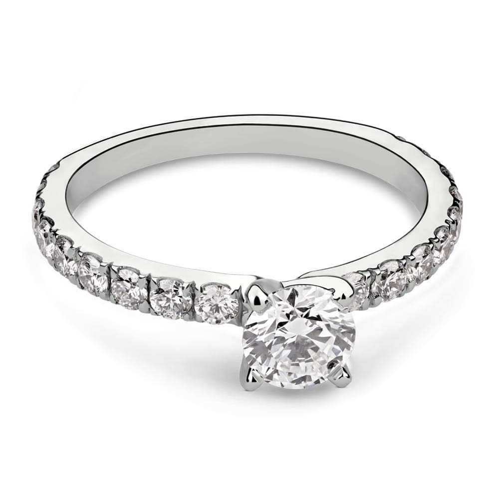 Engagment ring with brilliants "Grace 91"