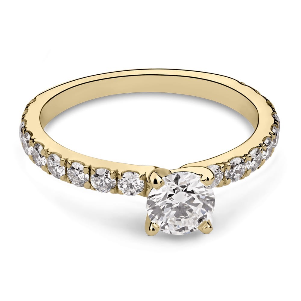 Engagment ring with brilliants "Grace 92"