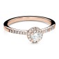 Briljantidega kihlasõrmus "Briljantide kimp 12"
