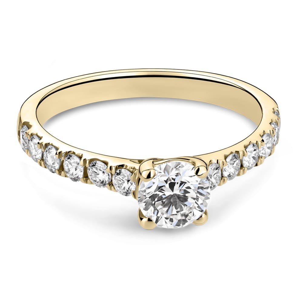 Engagment ring with brilliants "Grace 50"