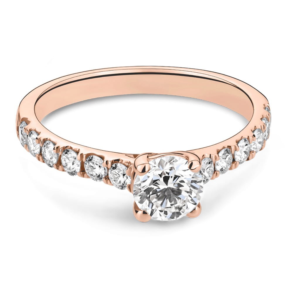 Engagment ring with brilliants "Grace 51"