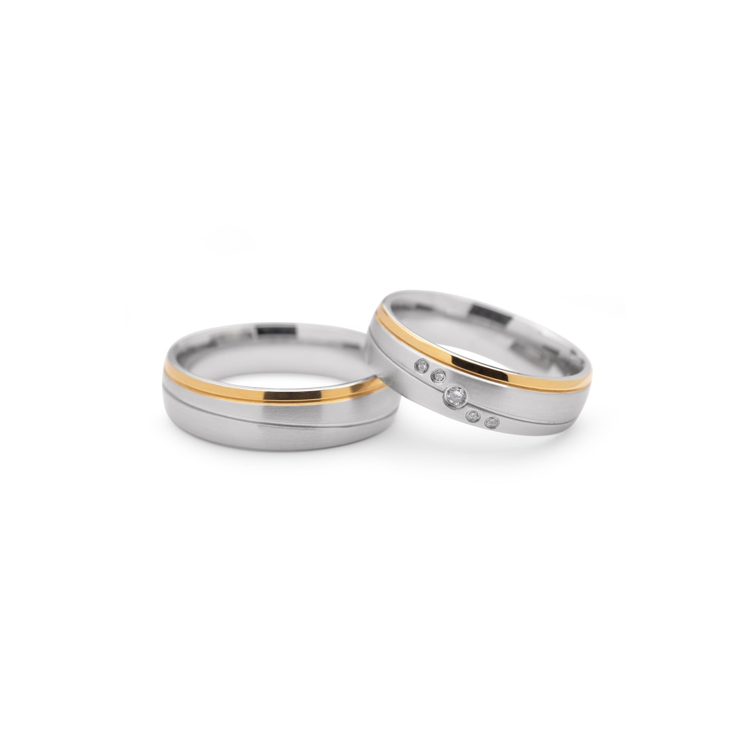 Teemantidega abielusõrmused "VMA 103"