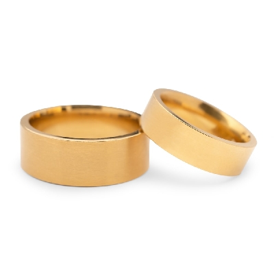 Kullast abielusõrmused "VKA 317"