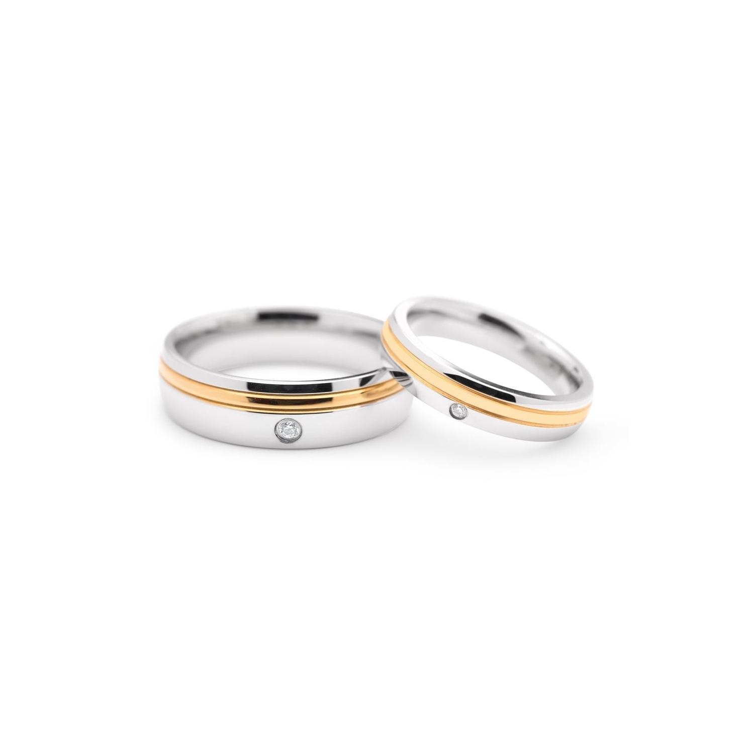 Kullast abielusõrmused "VKA 323"