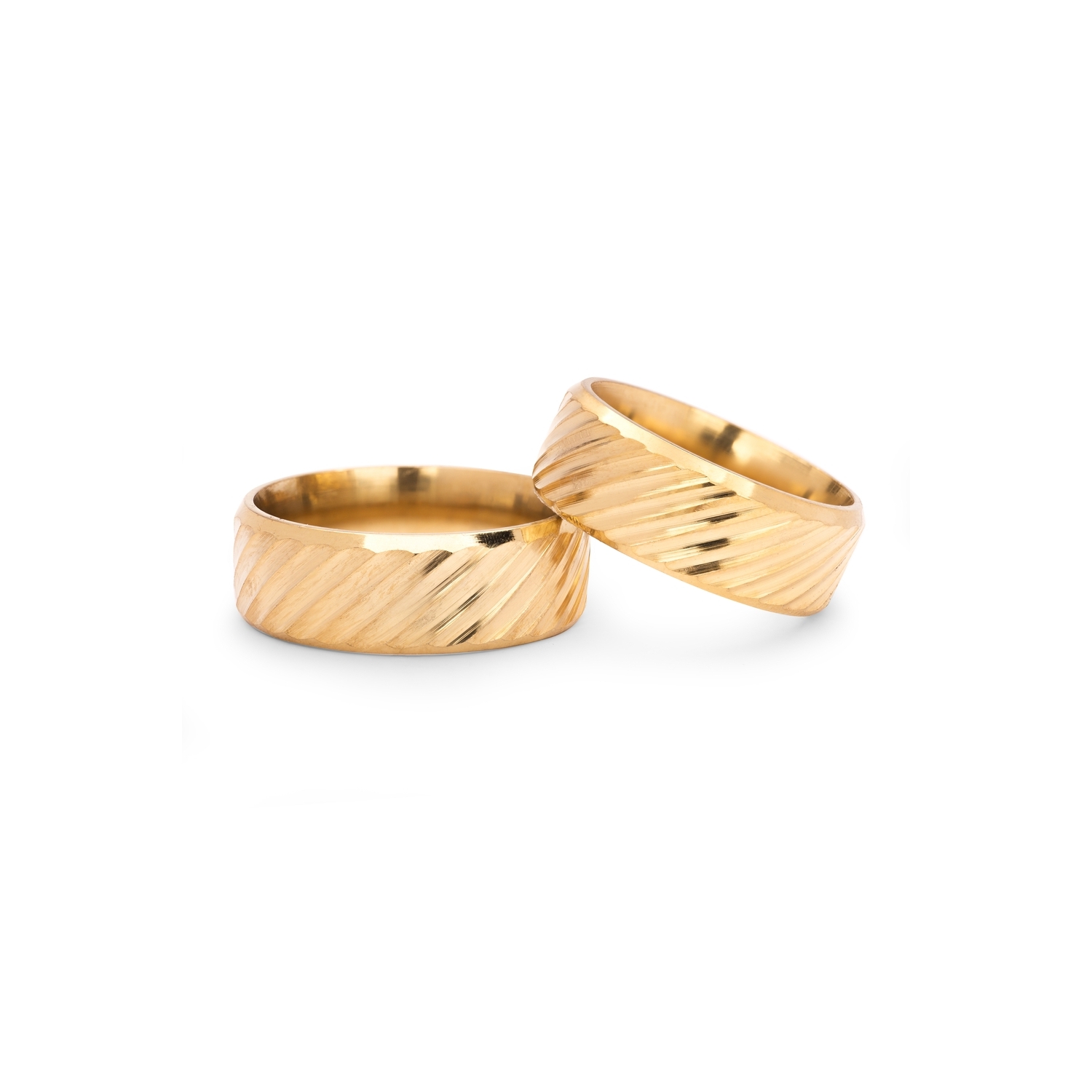Auksiniai vestuviniai žiedai "VM121"