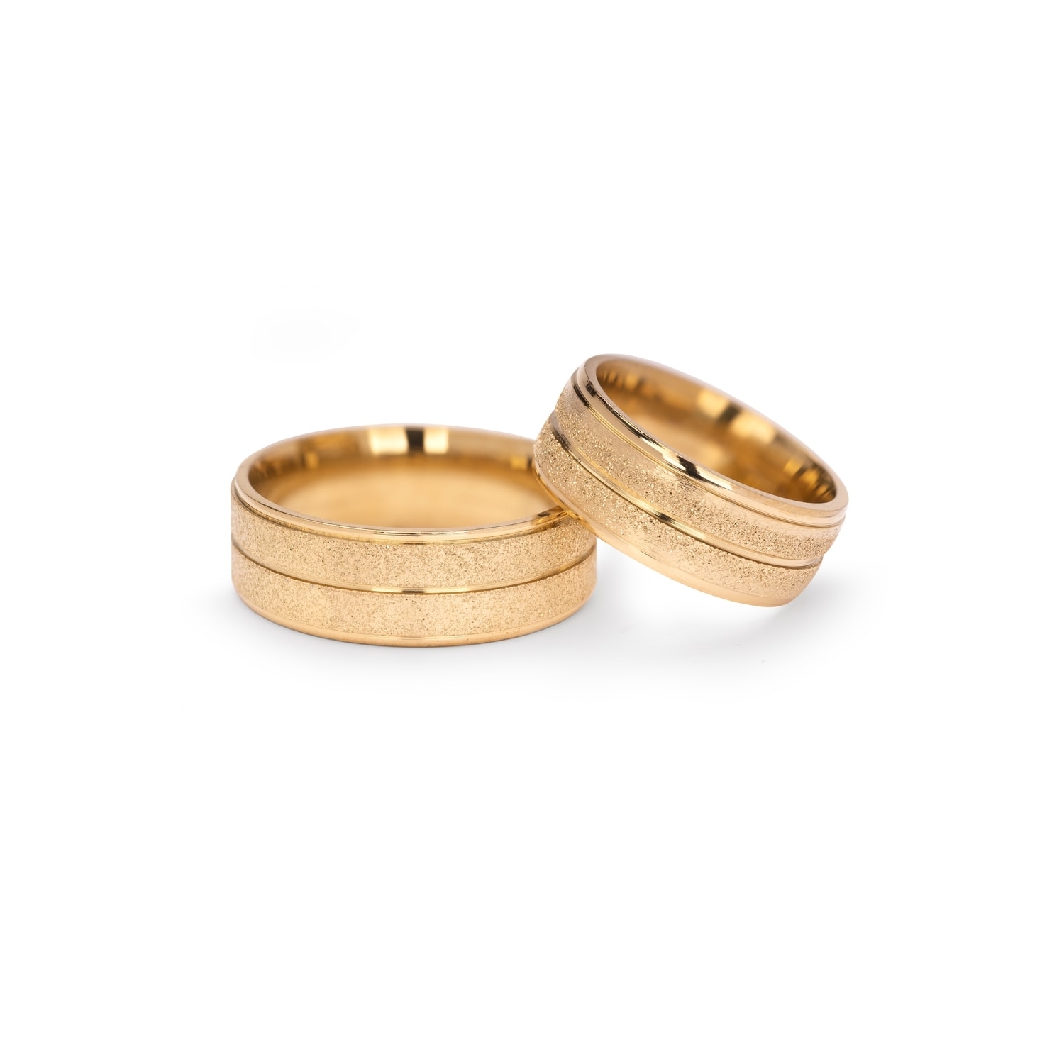 Auksiniai vestuviniai žiedai "VM124"