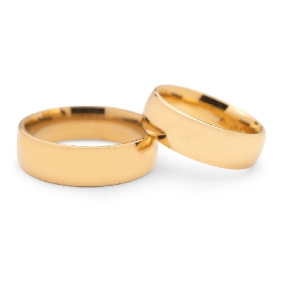 Kullast abielusõrmused "VKA 316"