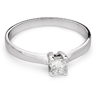 Engagement ring with diamond "Princess 68"