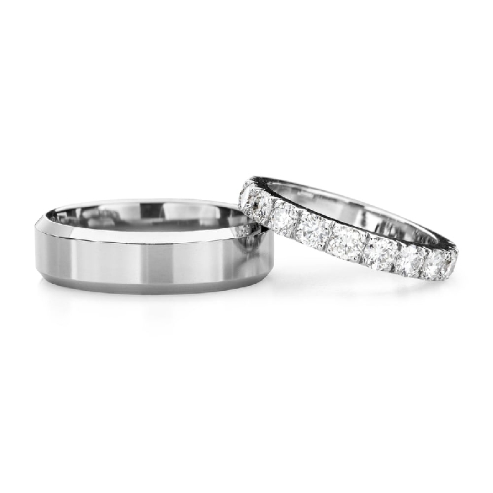 Teemantidega abielusõrmused "VKA 336"