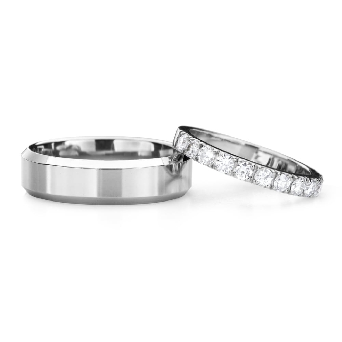 Teemantidega abielusõrmused "VKA 337"