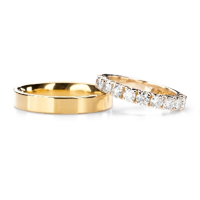 Teemantidega abielusõrmused "VKA 341"