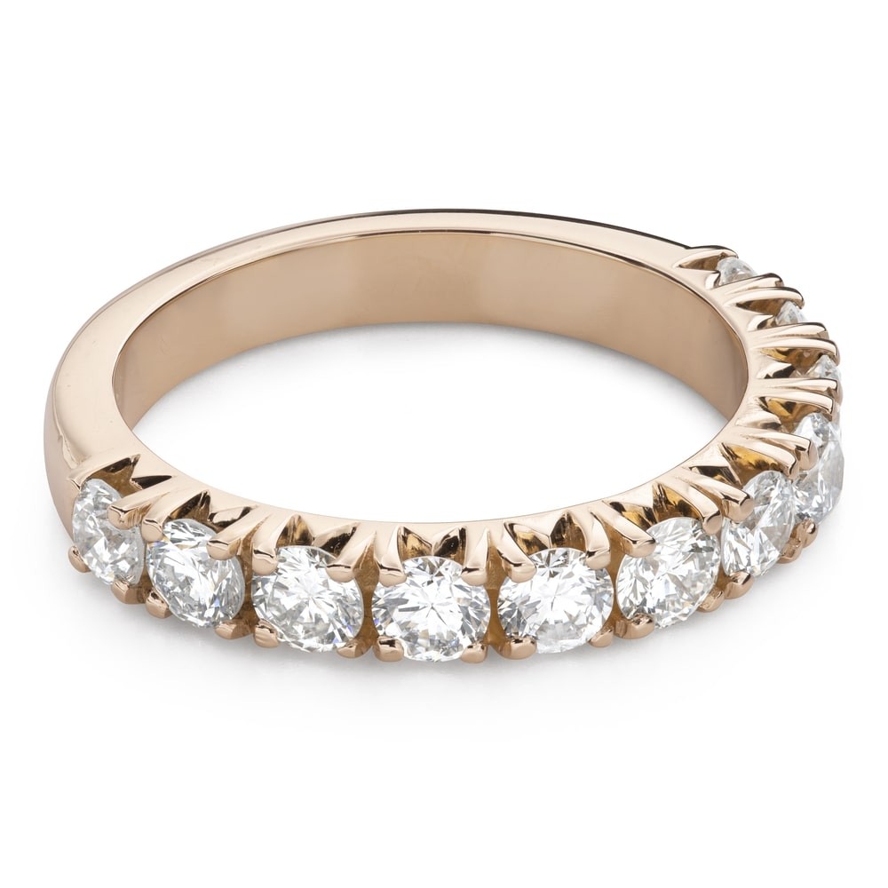 Golden wedding rings with diamonds "VMA 341"