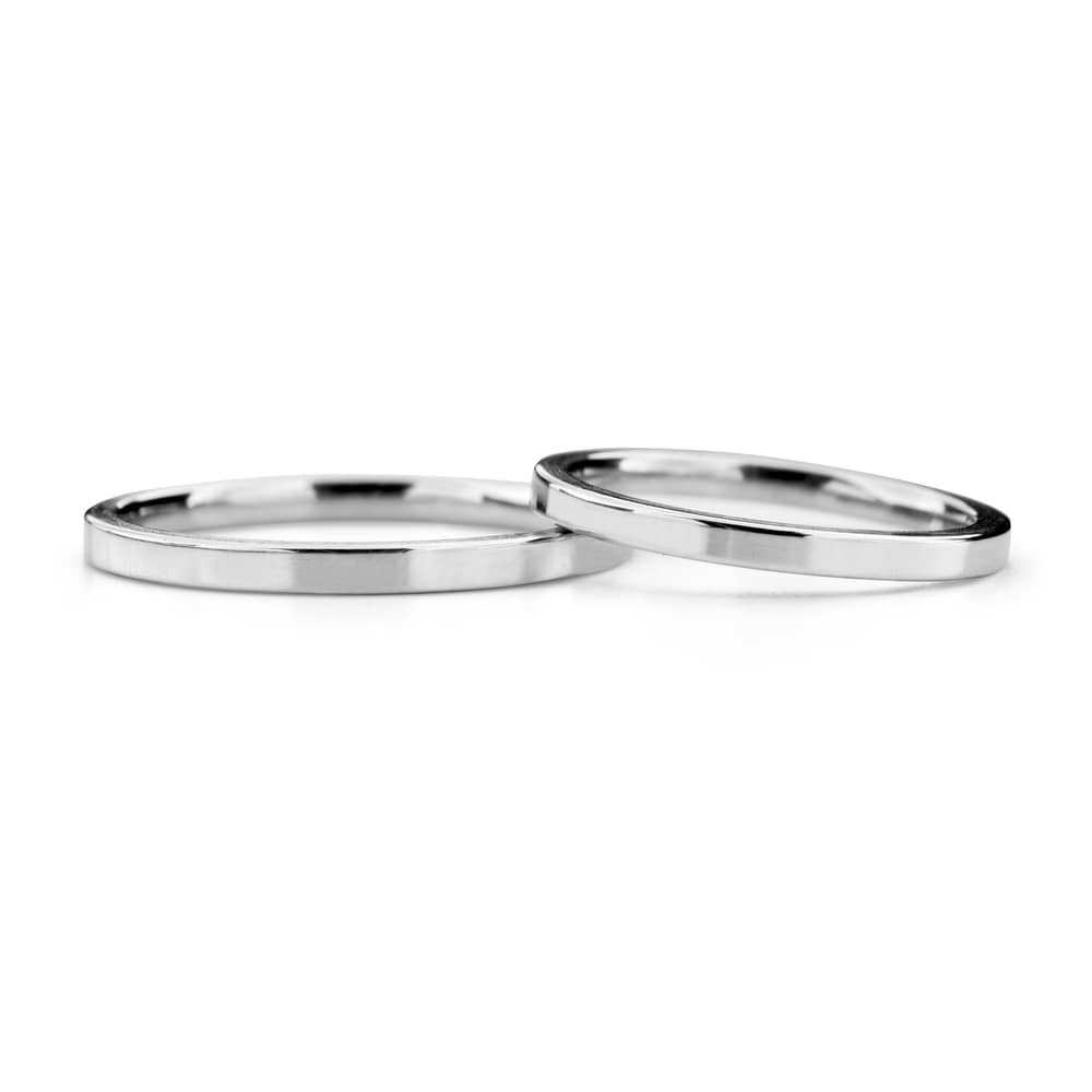 Gold wedding rings "VKA 4, 2.00mm"