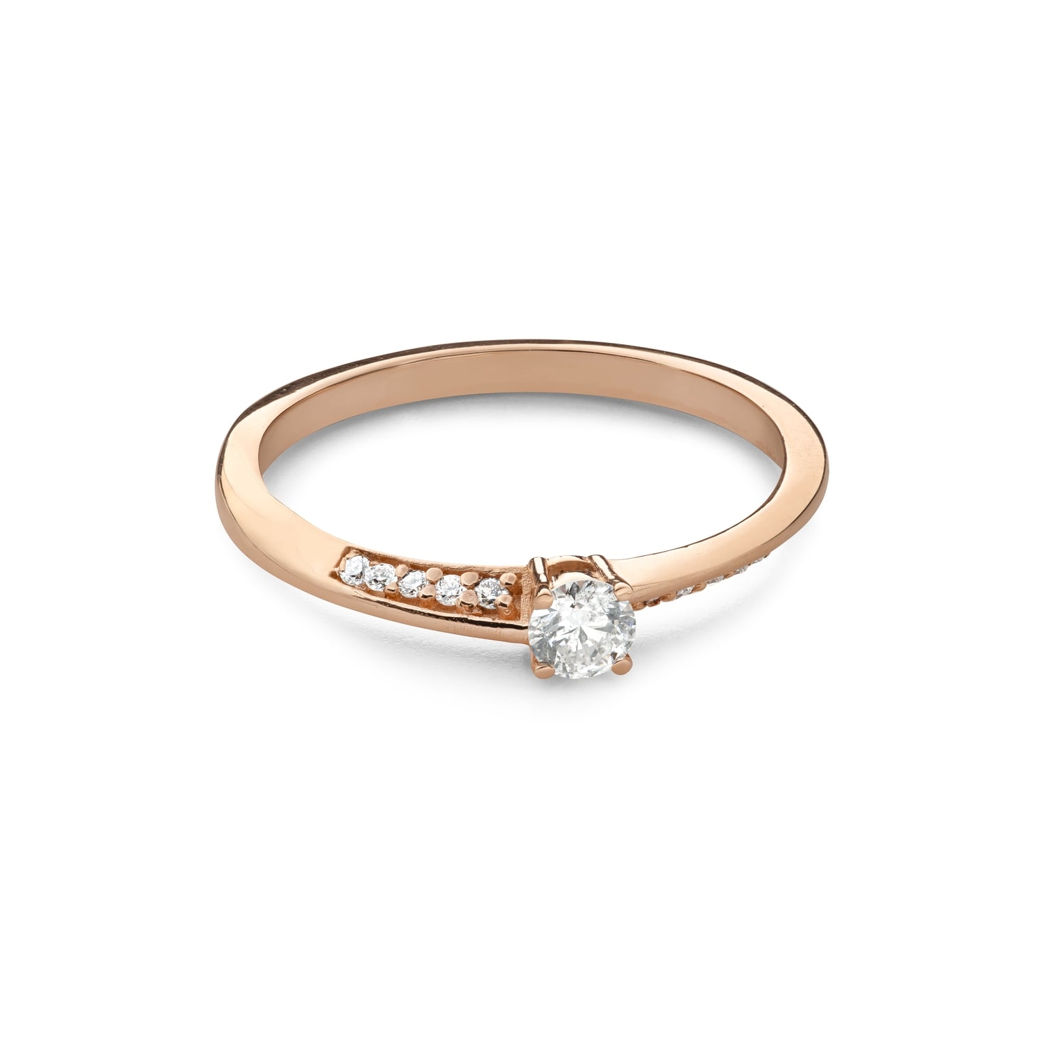 Engagment ring with brilliants "In love 148"