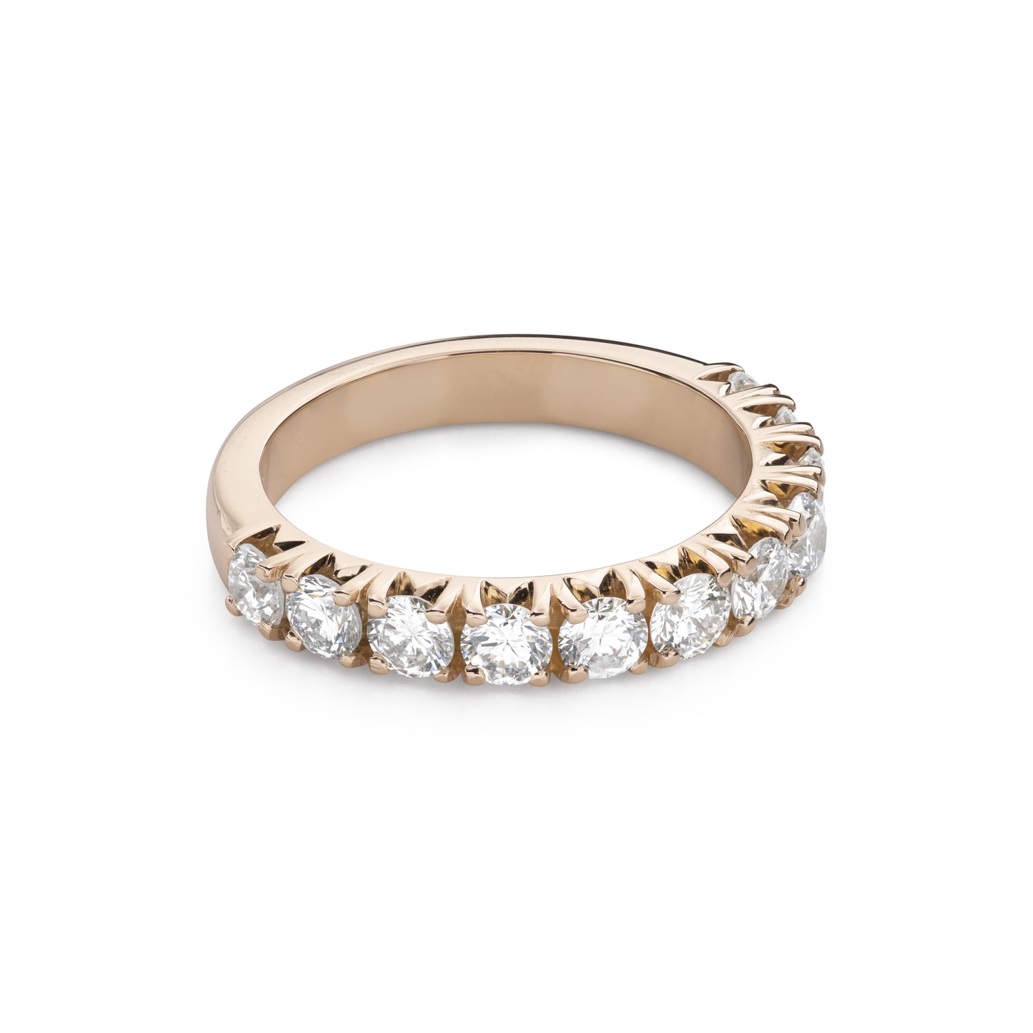 Briljantidega kuldsõrmus "Teemantidega lint 106"