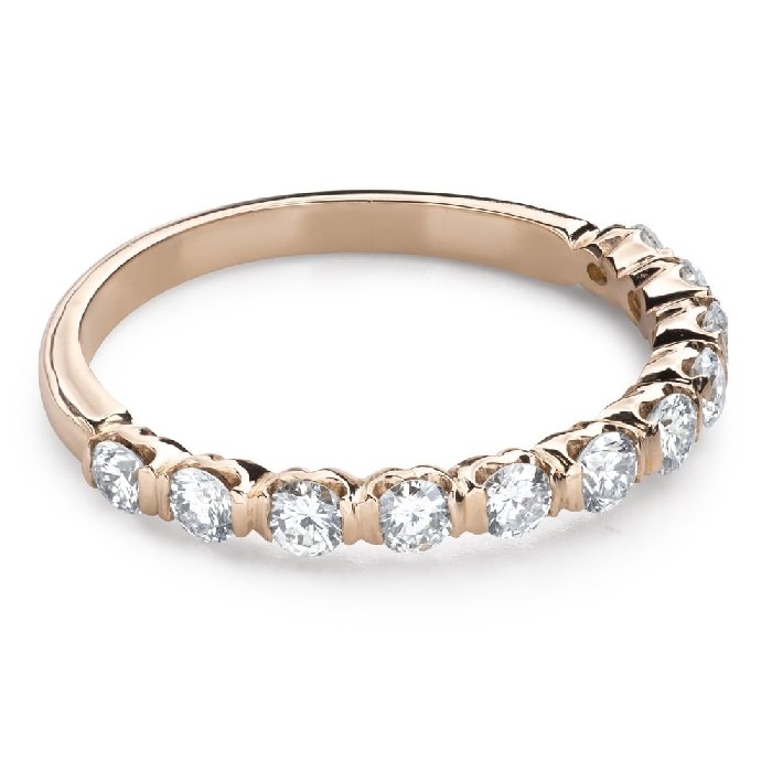 Briljantidega kuldsõrmus "Teemantidega lint 109"