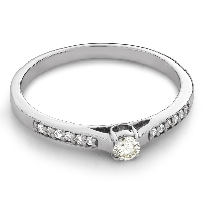 Engagment ring with brilliants "Grace 307"