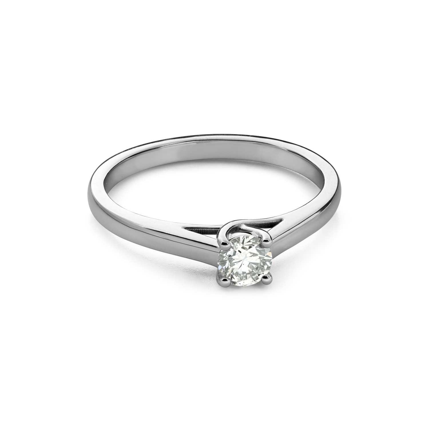 Engagement ring with brilliant "Intertwined destinies 151"