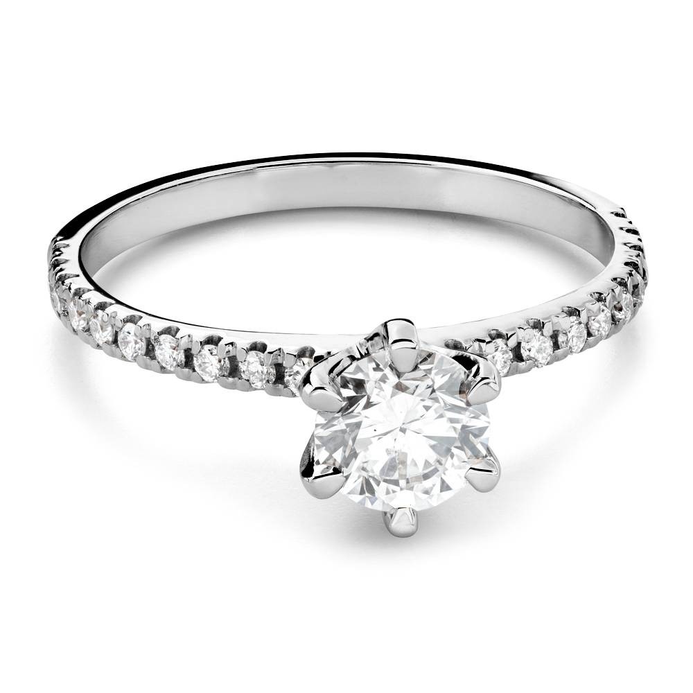 Engagment ring with brilliants "Grace 16"
