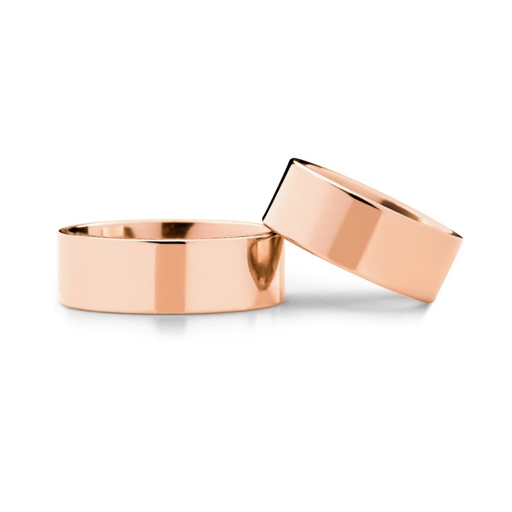 Gold wedding rings "VKA 24, 8.00mm"